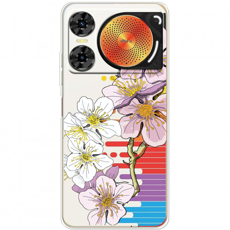 Прозорий чохол BoxFace Nubia Music 2 Cherry Blossom