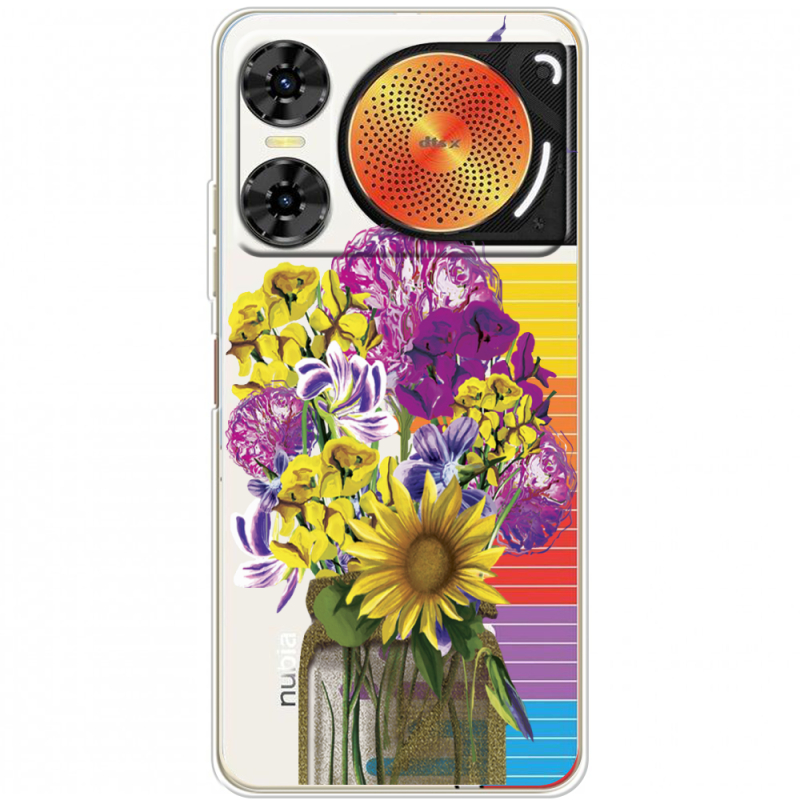Прозорий чохол BoxFace Nubia Music 2 My Bouquet