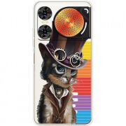 Прозорий чохол BoxFace Nubia Music 2 Steampunk Cat