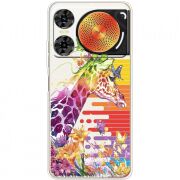 Прозорий чохол BoxFace Nubia Music 2 Colorful Giraffe