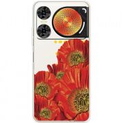 Прозорий чохол BoxFace Nubia Music 2 Red Poppies