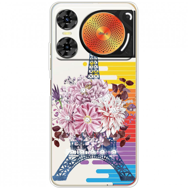 Чохол зі стразами Nubia Music 2 Eiffel Tower