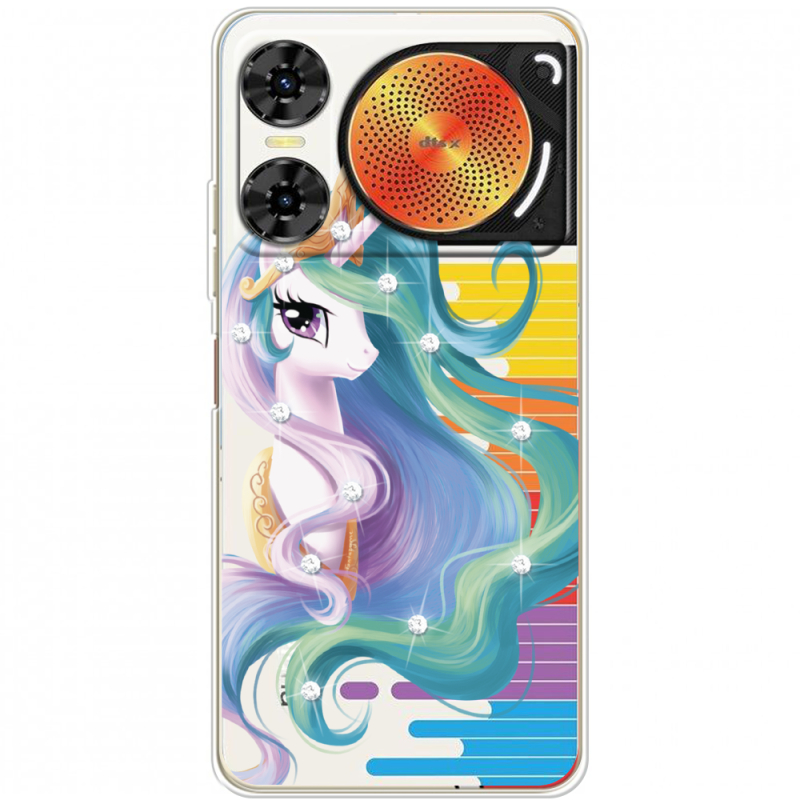 Чохол зі стразами Nubia Music 2 Unicorn Queen