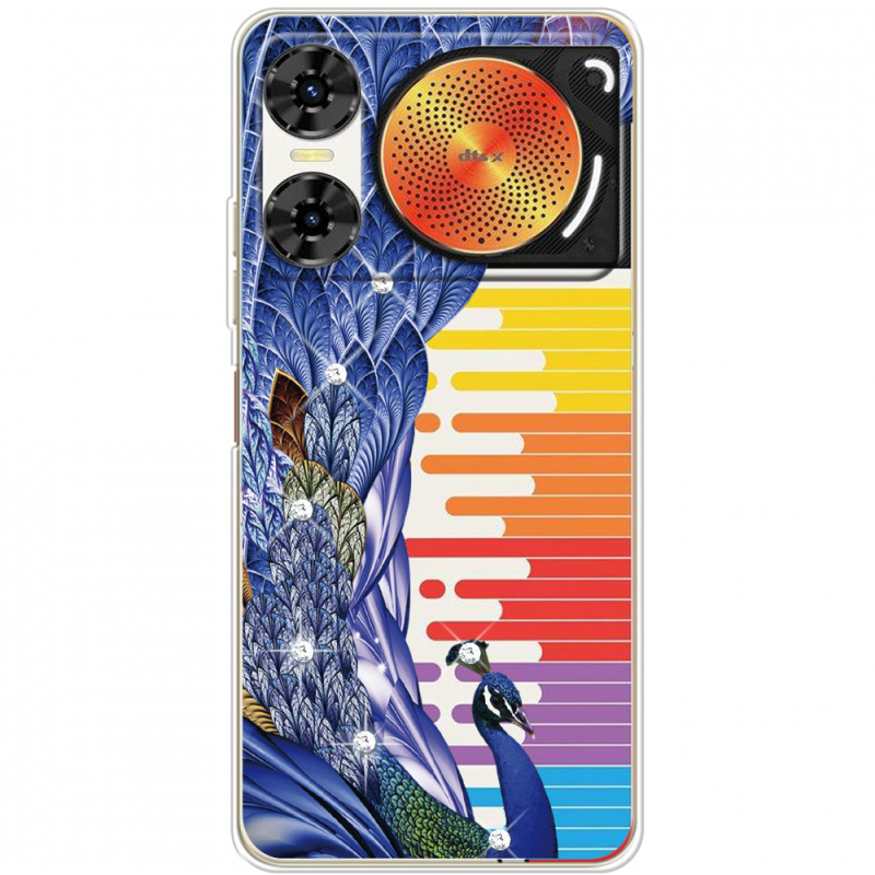 Чохол зі стразами Nubia Music 2 Peafowl