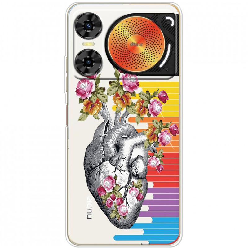 Чохол зі стразами Nubia Music 2 Heart