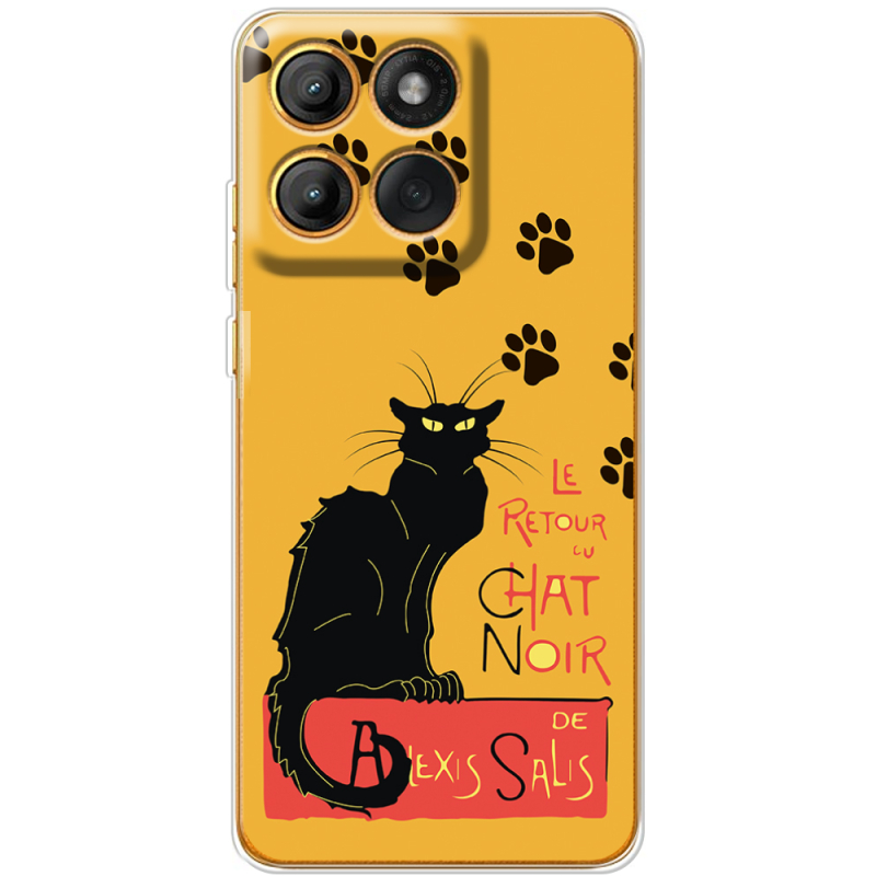 Чохол BoxFace Moto Edge 60 Pro Noir Cat