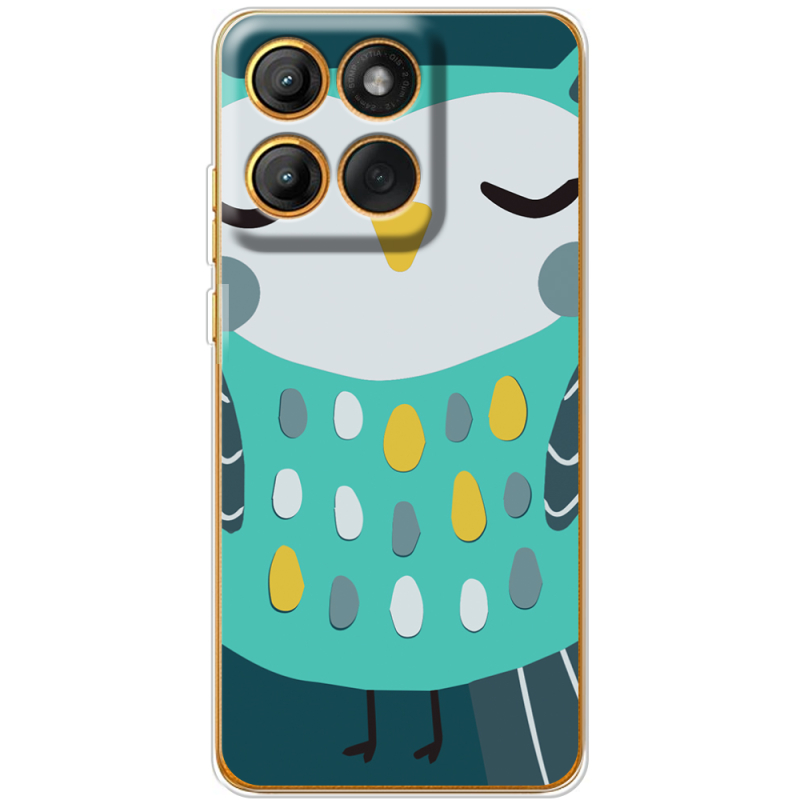 Чохол BoxFace Moto Edge 60 Pro Green Owl