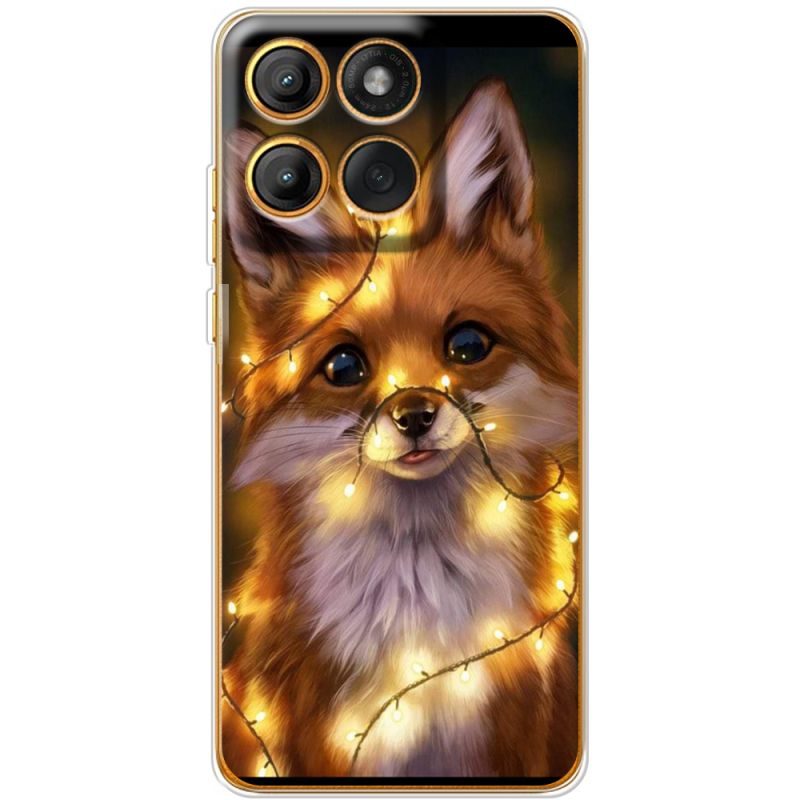 Чохол BoxFace Moto Edge 60 Pro Різдвяна лисичка