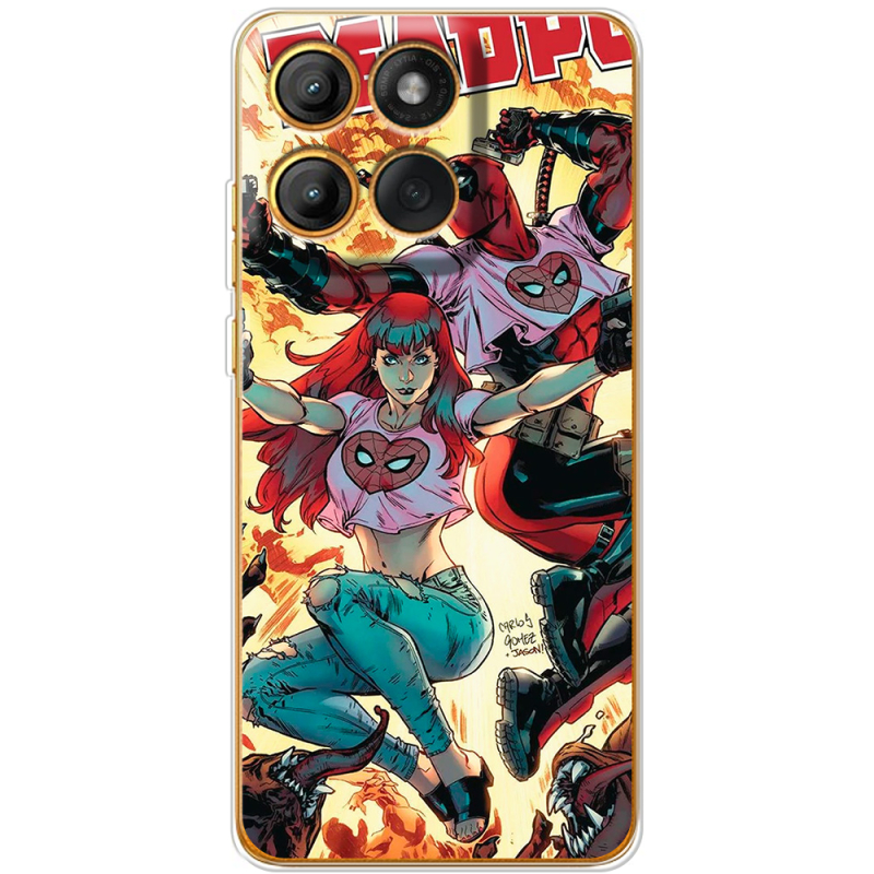 Чохол BoxFace Moto Edge 60 Pro Deadpool and Mary Jane