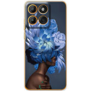Чохол BoxFace Moto Edge 60 Pro Exquisite Blue Flowers