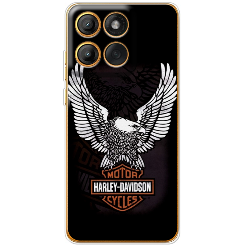 Чохол BoxFace Moto Edge 60 Pro Harley Davidson and eagle