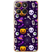 Чохол BoxFace Moto Edge 60 Pro Halloween Purple Mood
