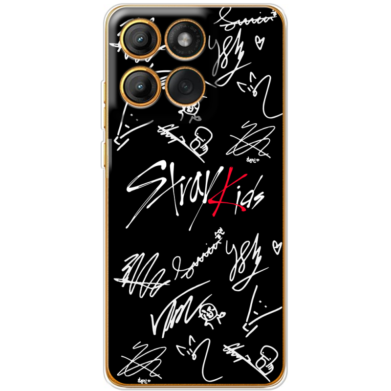 Чохол BoxFace Moto Edge 60 Pro Stray Kids автограф