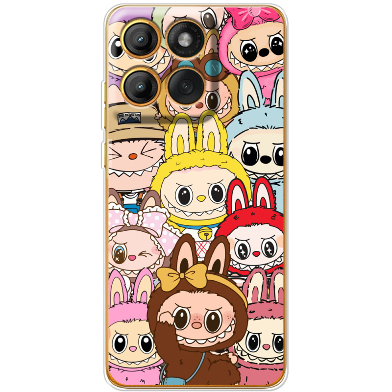 Чохол BoxFace Moto Edge 60 Pro Labubu