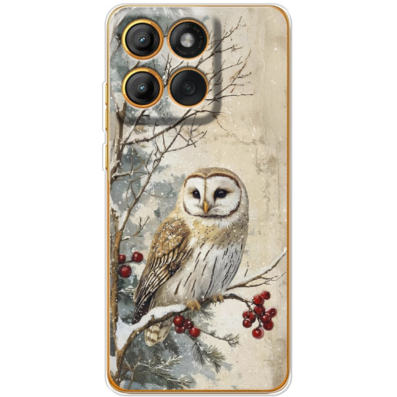 Чохол BoxFace Moto Edge 60 Pro Christmas Owl