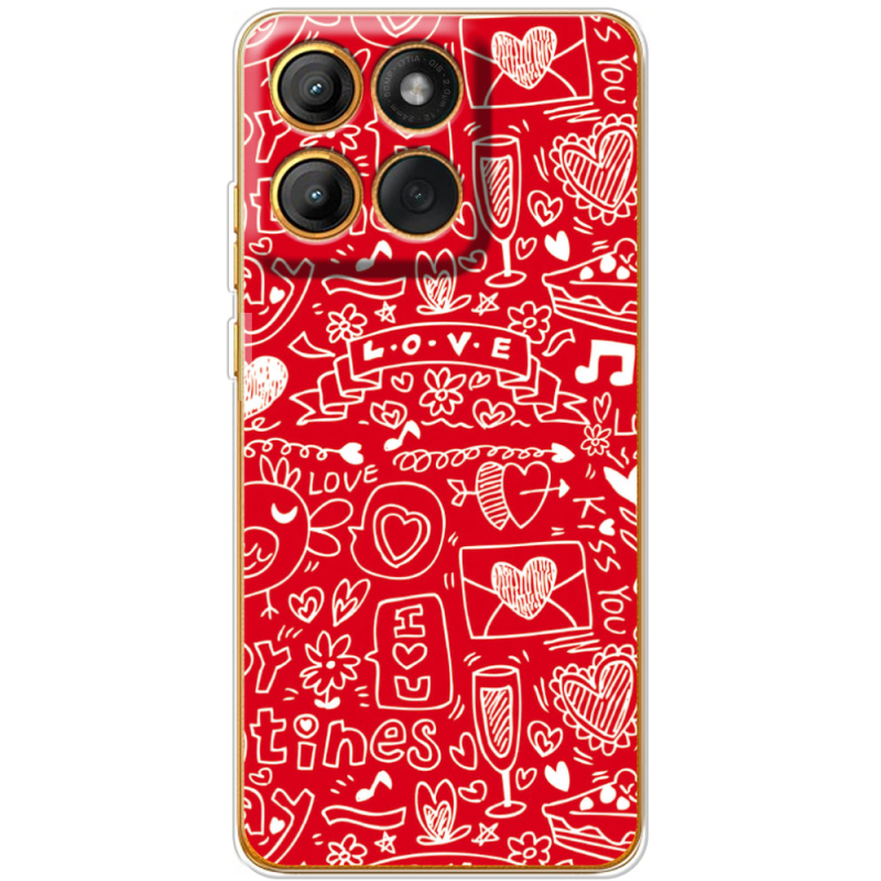 Чохол BoxFace Moto Edge 60 Pro Happy Valentines