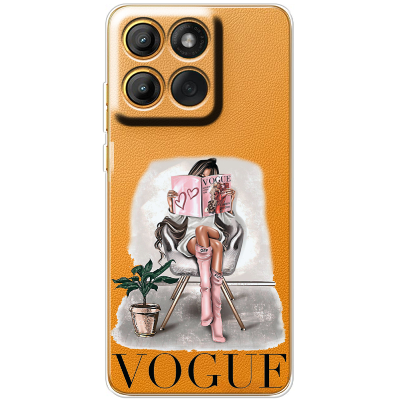 Прозорий чохол BoxFace Moto Edge 60 Pro VOGUE