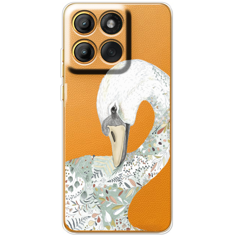 Прозорий чохол BoxFace Moto Edge 60 Pro Swan