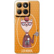 Прозорий чохол BoxFace Moto Edge 60 Pro Good Morning