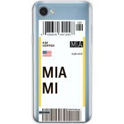 Прозрачный чехол Uprint LG Q6 A / Plus LGM700 Ticket Miami