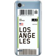 Прозрачный чехол Uprint LG Q6 A / Plus LGM700 Ticket Los Angeles