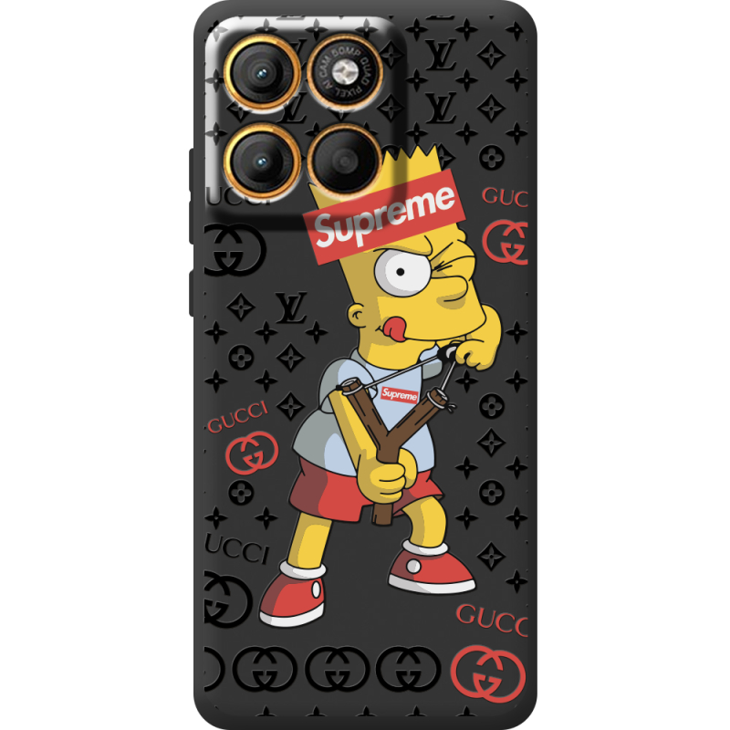 Чорний чохол BoxFace Moto Edge 60 Pro Yellow Fun