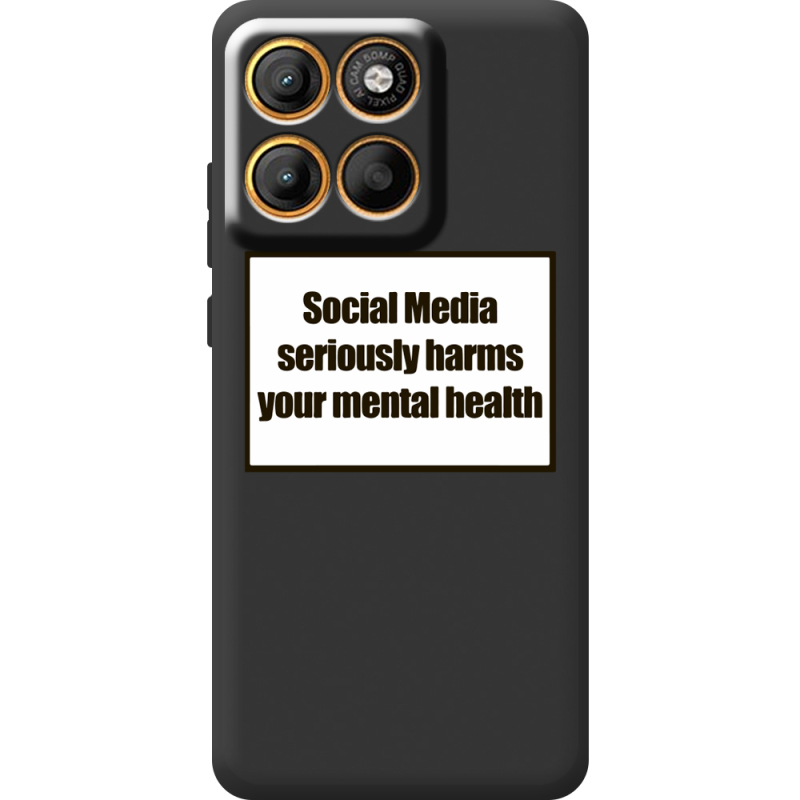 Чорний чохол BoxFace Moto Edge 60 Pro 