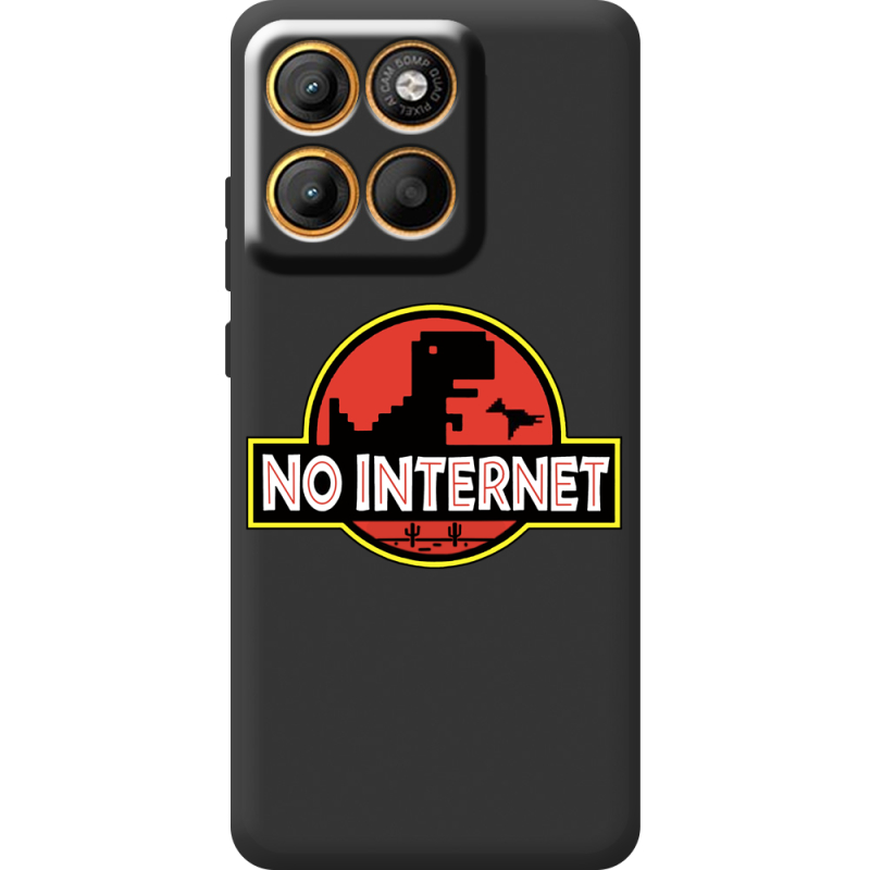 Чорний чохол BoxFace Moto Edge 60 Pro No Internet