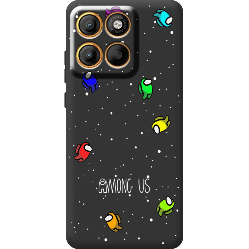 Чорний чохол BoxFace Moto Edge 60 Pro Among Us Invisible