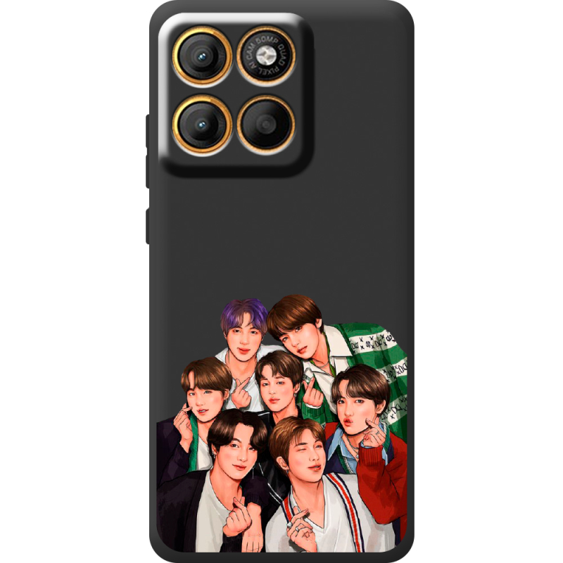 Чорний чохол BoxFace Moto Edge 60 Pro BTS