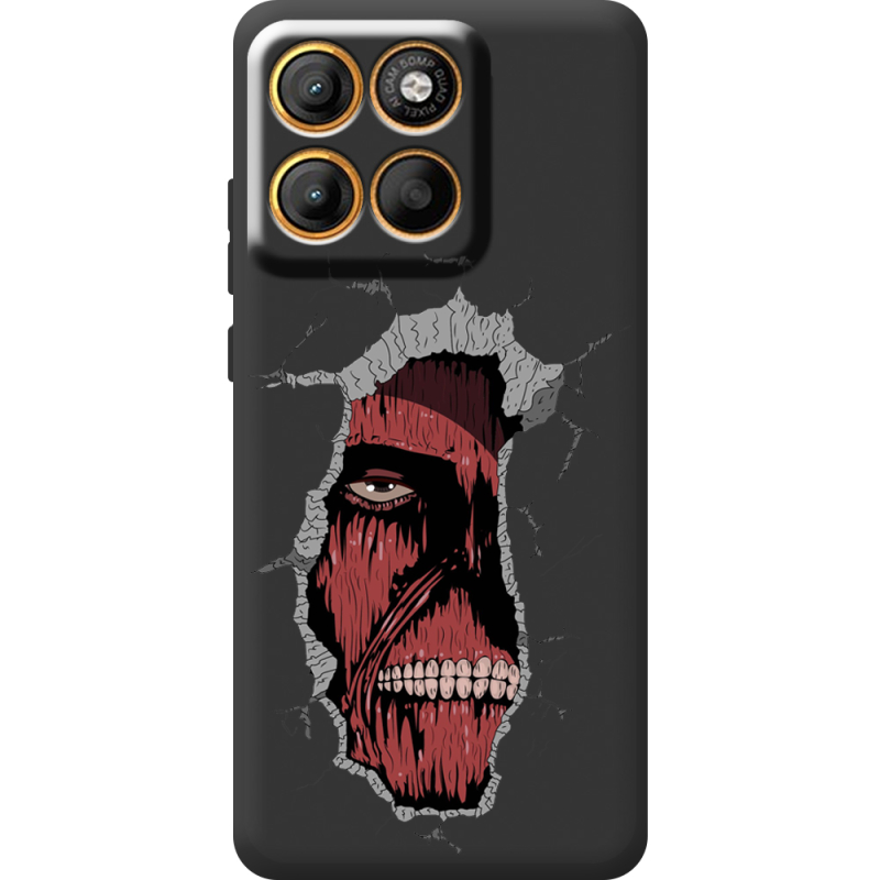 Чорний чохол BoxFace Moto Edge 60 Pro Нападение на Титана