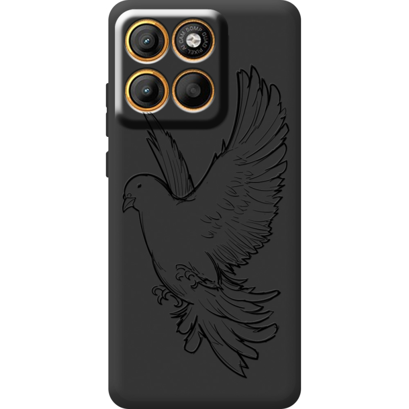 Чорний чохол BoxFace Moto Edge 60 Pro Dove