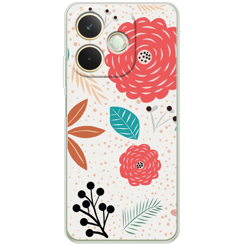 Чохол BoxFace OPPO A5 Pro Line Flowers