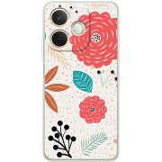Чохол BoxFace OPPO A5 Pro Line Flowers