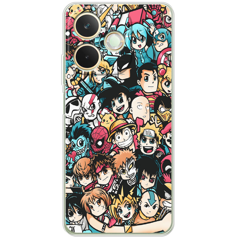Чохол BoxFace OPPO A5 Pro Anime Stickers