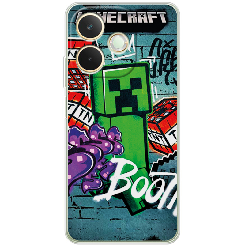 Чохол BoxFace OPPO A5 Pro Minecraft Graffiti