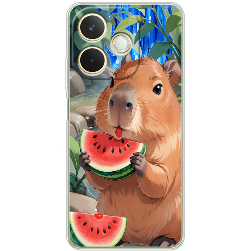 Чохол BoxFace OPPO A5 Pro Капібара з кавуном