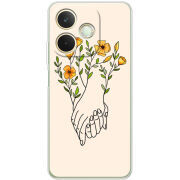 Чохол BoxFace OPPO A5 Pro Flower Hands