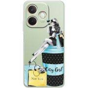 Прозорий чохол BoxFace OPPO A5 Pro City Girl