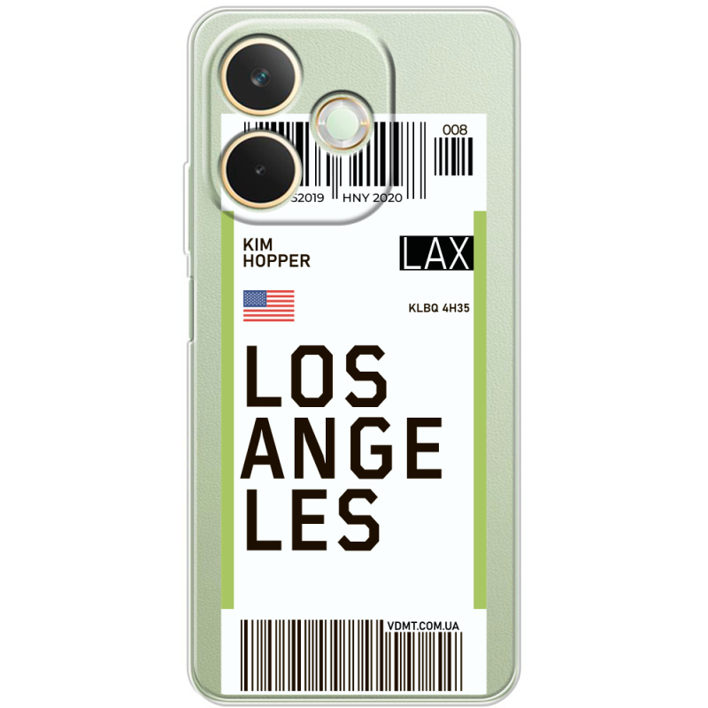 Прозорий чохол BoxFace OPPO A5 Pro Ticket Los Angeles