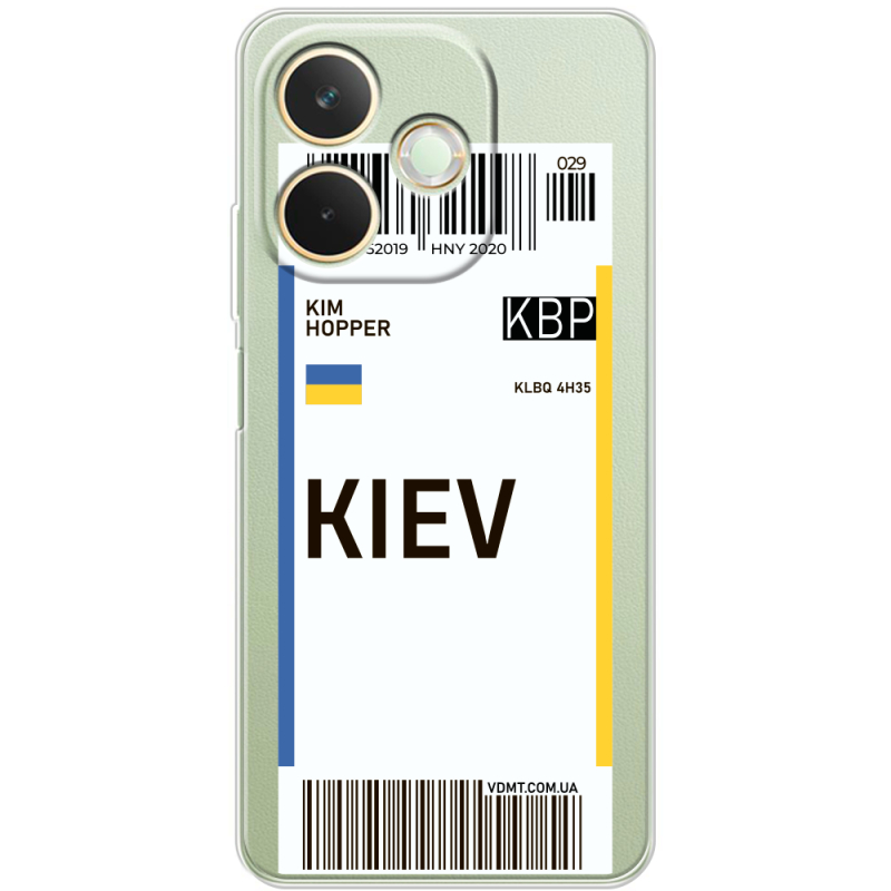 Прозорий чохол BoxFace OPPO A5 Pro Ticket Kiev