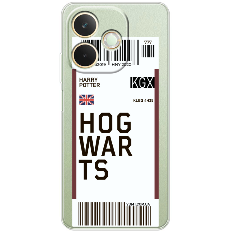 Прозорий чохол BoxFace OPPO A5 Pro Ticket Hogwarts