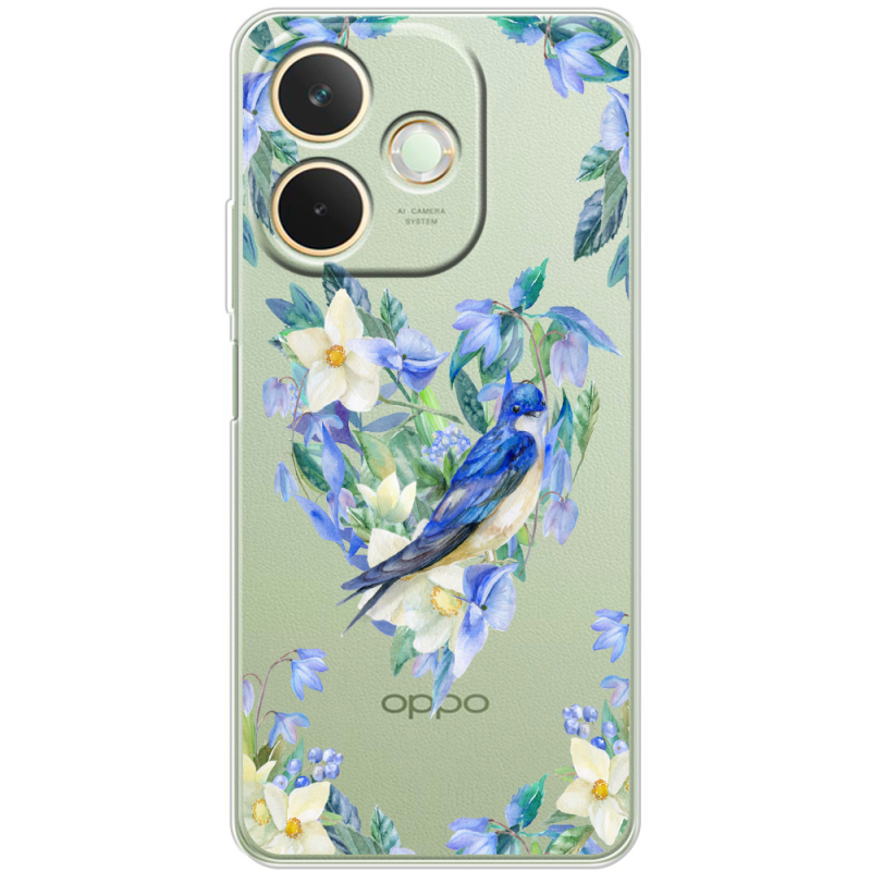 Прозорий чохол BoxFace OPPO A5 Pro Spring Bird