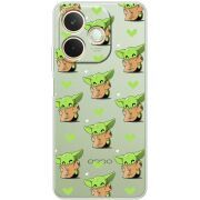 Прозорий чохол BoxFace OPPO A5 Pro Pattern Baby Yoda