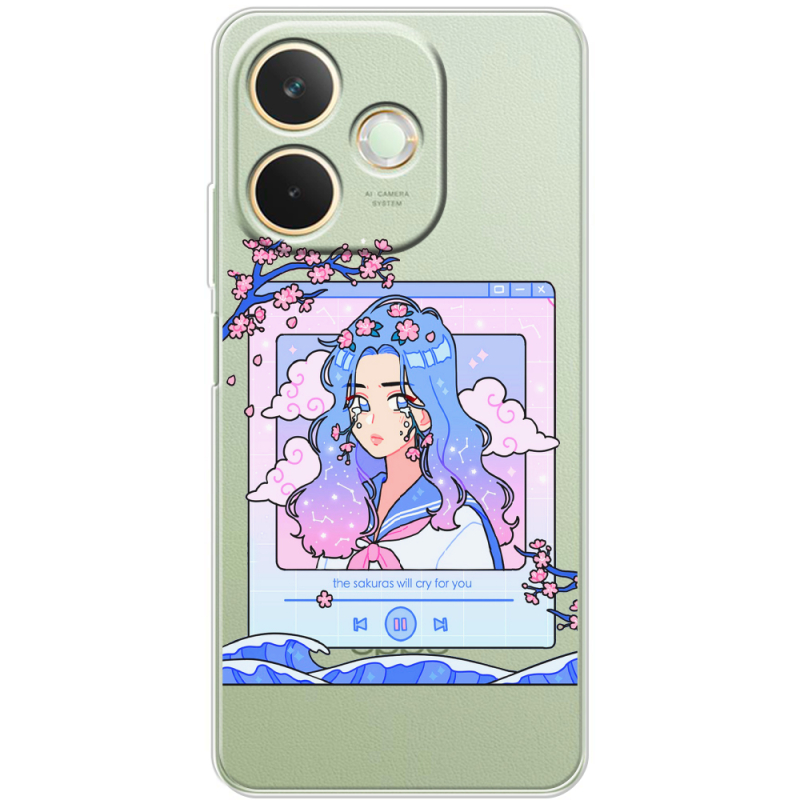Прозорий чохол BoxFace OPPO A5 Pro The Sakuras Will Cry For You