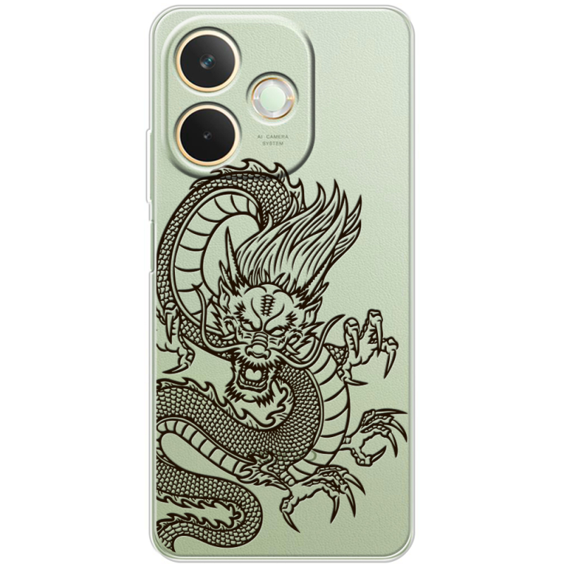 Прозорий чохол BoxFace OPPO A5 Pro Chinese Dragon