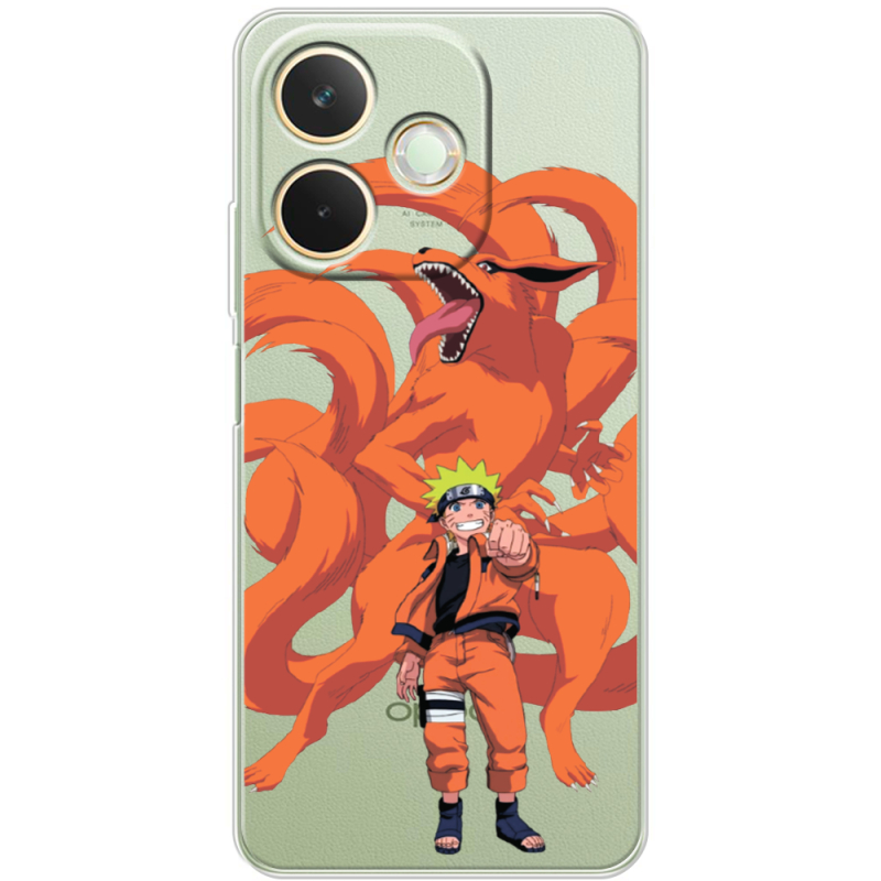 Прозорий чохол BoxFace OPPO A5 Pro Naruto and Kurama