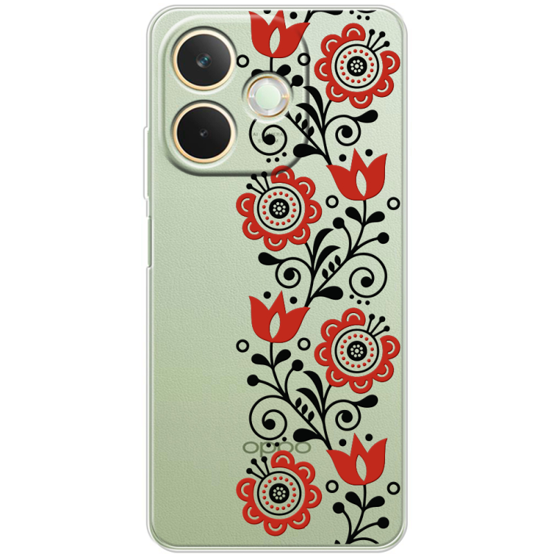 Прозорий чохол BoxFace OPPO A5 Pro Ethno Ornament