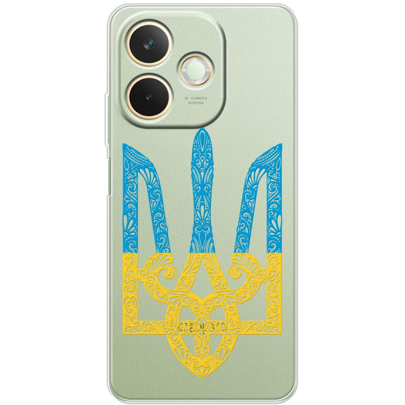 Прозорий чохол BoxFace OPPO A5 Pro Gold Trident
