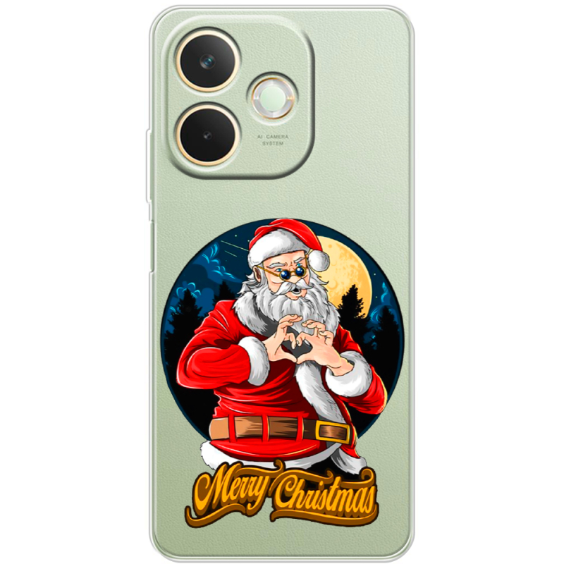Прозорий чохол BoxFace OPPO A5 Pro Cool Santa